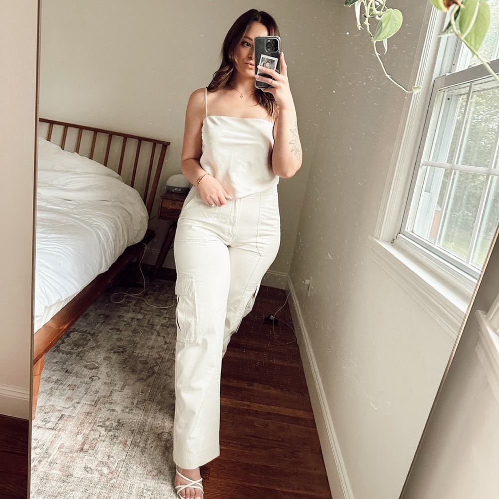 Abercrombie High Rise Cargo Pants